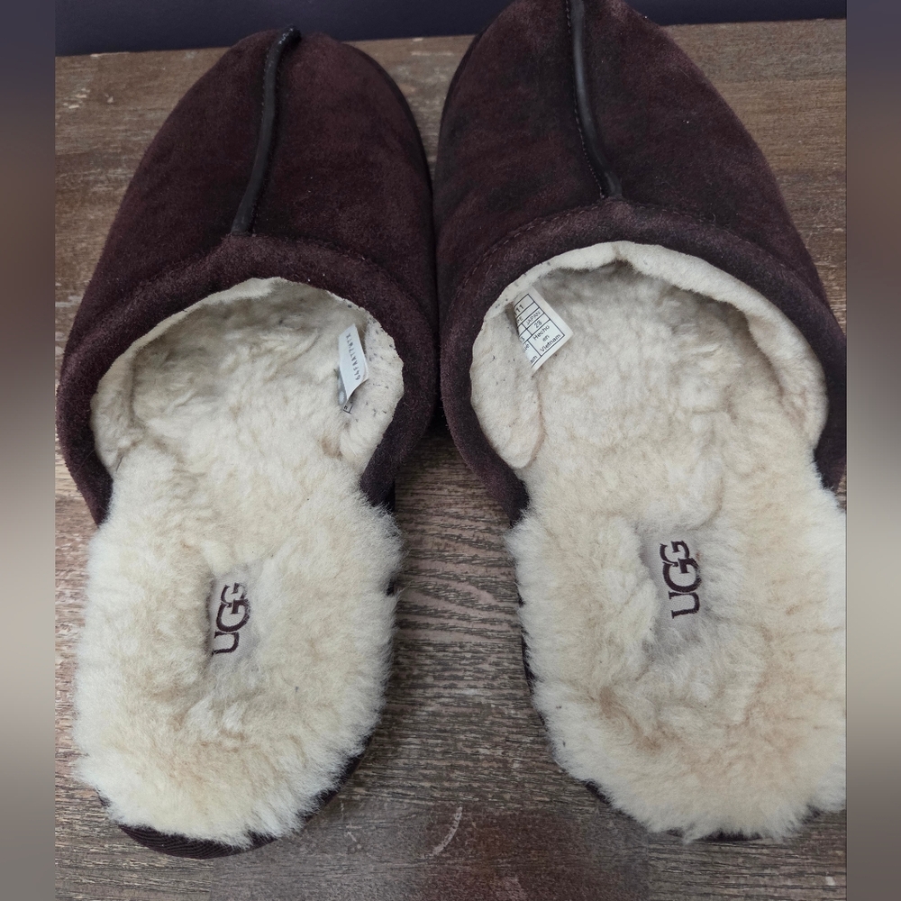 Ugg Mens Scuff Slippers Sz.10 - Picture 5 of 9